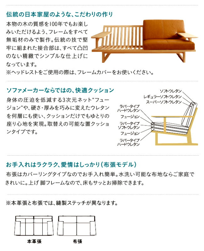 【プレミアム対応】カリモク 2人掛椅子ロング 1635幅 2P ソファ 【WU4712】 肘付 オーク 布 革 応接 コンパクト ウォールナット [3]