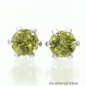 一粒ピアス ペリドット 3mm 8月誕生石 k18 18金 スタッドピアス セカンドピアス レディース ジュエリー アクセサリー プレゼント ギフト 人気 おす...