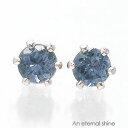 一粒ピアス アイオライト 3mm k18 18金 スタッドピアス セカンドピアス レディース ジュエリー アクセサリー プレゼント ギフト 人気 おすすめ