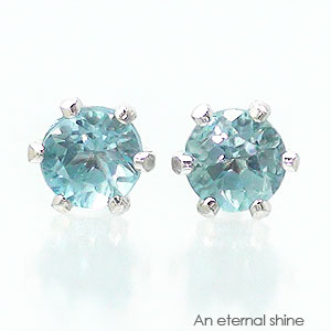 一粒ピアス ブルートパーズ 3mm 11月誕生石 k18 18金 スタッドピアス セカンドピアス 品質保証書 女性 レディース ジュエリー アクセサリー 人気 ...