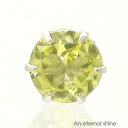 一粒ピアス 片耳ピアス ペリドット 4mm 8月誕生石 スタッドピアス セカンドピアス レディース ジュエリー ポイント消化 アクセサリー アクセ 人気 おすす...
