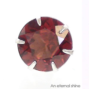 一粒ピアス 片耳ピアス ガーネット 4mm 1月誕生石 スタッドピアス セカンドピアス 品質保証書 女性 レディース ジュエリー アクセサリー プレゼント ギフ...