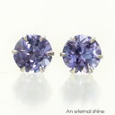 一粒ピアス タンザナイト 4mm 12月誕生石 k18 18金 スタッドピアス セカンドピアス 品質保証書 女性 レディース ジュエリー アクセサリー 人気 お...