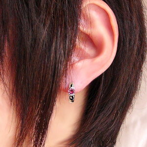 フープピアス ピンクトルマリン 10月誕生石 18金 18k k18 イエローゴールド ピンクゴールド ホワイトゴールド レディース ジュエリー アクセサリー プレゼント ギフト 人気 おすすめ 送料無料