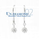 一粒ダイヤモンドピアス レーザーホール 0.2ct pt900 ソリティア プラチナ900 アメリカン フックピアス レディース ジュエリー アクセサリー プレ...