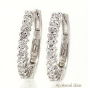 ダイヤモンド ピアス 0.3ct エタニティピアス フープピアス 中折れピアス 18金 k18 18k イエローゴールド ピンクゴールド ホワイトゴールド レデ...
