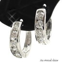 フープピアス 中折れピアス ダイヤモンド ピアス ダイヤ 1ct 18金 k18 18k イエローゴールド ピンクゴールド ホワイトゴールド エタニティ レディ...