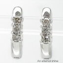 フープピアス 中折れピアス ダイヤモンドピアス 0.06ct 18金 k18 18k イエローゴールド ピンクゴールド ホワイトゴールド レディース ジュエリー...