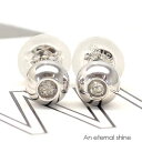 ピアス 丸玉 4mm ダイヤモンド 0.04ct 18金 18k k18 イエローゴールド ピンクゴールド ホワイトゴールド ソリティア スタッドピアス メンズ...
