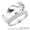 ペアリング 結婚指輪 マリッジリング ダイヤモンド 0.2ct 2本セット プラチナ プラチナ900 pt900 指輪 無垢 刻印 可能 メンズ レディース ジ...