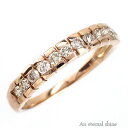 ピンキーリング ダイヤモンド 0.5カラット 指輪 エタニティリング 18金 18k k18 イエローゴールド ピンクゴールド ホワイトゴールド リング ファラ...