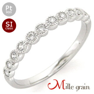 ピンキーリング ダイヤモンド 指輪 リング ハーフエタニティリング プラチナ プラチナ900 pt900 0.15ct 品質保証書 女性 レディース ジュエリー...