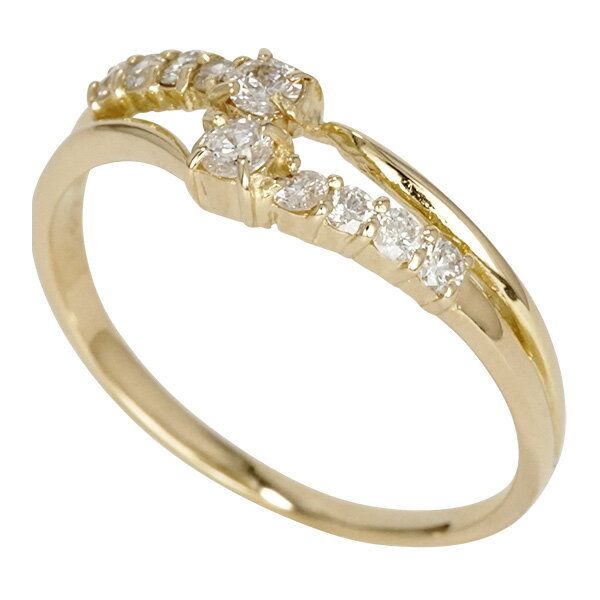 ブランド結婚指輪（マリッジリング） レディース ジュエリー 指輪 ダイヤモンド 0.25ct 10石 リング 18金 18k k18 イエローゴールド ピンクゴールド ホワイトゴールド 小指 結婚指輪 刻印 アクセサリー プレゼント ギフト 人気 おすすめ 送料無料 母の日