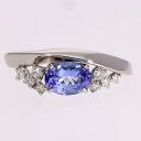 指輪 タンザナイト ダイヤモンド プラチナ 0.18ct プラチナ900 リング 婚約指輪 ring 刻印 品質保証書 女性 レディース ジュエリー アクセサリー 人気 おすすめ プレゼント ギフト 贈り物 送料無料 SSS