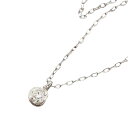 ダイヤモンド 一粒 ネックレス 0.14ct ソリティア 18金 18k k18 イエローゴールド ピンクゴールド ホワイトゴールド スキン ペンダント チェー...