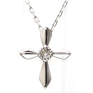 クロス ネックレス ダイヤモンド 10金 k10 イエローゴールド ピンクゴールド ホワイトゴールド 10k ペンダント チェーン 品質保証書 女性 レディース ジュエリー アクセサリー 人気 おすすめ プレゼント ギフト 贈り物 送料無料 SSS