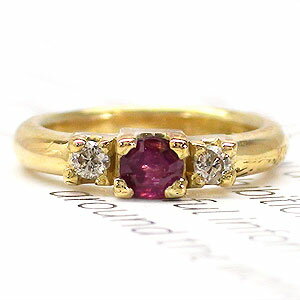 ベビーリング 18金 18k k18 イエローゴールド ホワイトゴールド ルビー 7月誕生石 ダイヤモンド 0.02ct ペンダント トップ 出産祝い 誕生祝い...