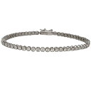 テニスブレスレット ダイヤモンド 2.00ct プラチナ ブレスレット 記念日 レディース ジュエリー アクセサリー プレゼント ギフト 人気 おすすめ 送料無...