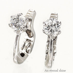 18金 一粒ダイヤモンドイヤリング 0.6ct k18ゴールド 中折れ式イヤリング 品質保証書 女性 レディース ジュエリー アクセサリー 人気 おすすめ プレ...