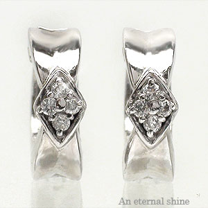 18金 ダイヤモンド イヤリング 0.1カラット k18ゴールド 中折れ式イヤリング 品質保証書 女性 レディース ジュエリー アクセサリー 人気 おすすめ プ...