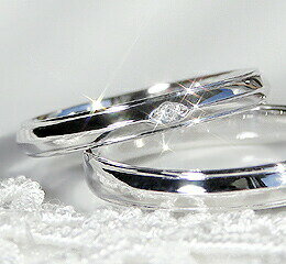 Pt900 ペアリング 2本セット◆VANILLA◆ マリッジリング 結婚指輪 誓い 毎日つけても飽きないシンプルリング 2本セット 品質保証書 女性 レディー...