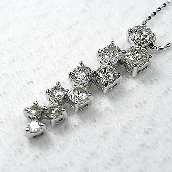 乐天商城 - K18 ダイヤモンド ネックレス 18金 イエローゴールド ピンクゴールド ホワイトゴールド 18k 1カラット テンダイヤモンド 10石 10粒 記念日 ペンダント チェーン 品質保証書 女性 レディース ジュエリー アクセサリー 人気 おすすめ プレゼント ギフト 贈り物 送料無料 SSS