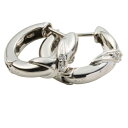 フープピアス ダイヤモンドピアス ダイヤ 0.04ct 中折れピアス 18金 k18 18k イエローゴールド ピンクゴールド ホワイトゴールド レディース ジ...