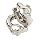 フープピアス 中折れピアス ダイヤモンドピアス ダイヤ 0.12ct 18金 k18 18k イエローゴールド ピンクゴールド ホワイトゴールド レディース ジ...