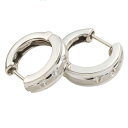 フープピアス 中折れピアス ダイヤモンドピアス ダイヤ 0.12ct 18金 k18 18k イエローゴールド ピンクゴールド ホワイトゴールド レディース ジ...