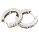 フープピアス 中折れピアス ダイヤモンドピアス ダイヤ 0.14ct 18金 k18 18k イエローゴールド ピンクゴールド ホワイトゴールド レディース ジ...