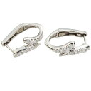 フープピアス 中折れピアス ダイヤモンドピアス ダイヤ 0.2ct 18金 k18 18k イエローゴールド ピンクゴールド ホワイトゴールド レディース ジュ...