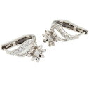 フープピアス 中折れピアス ダイヤモンドピアス ダイヤ 0.16ct 18金 k18 18k イエローゴールド ピンクゴールド ホワイトゴールド レディース ジ...