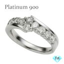 ダイヤモンドリング テンダイヤ 10粒 10石 1ct プラチナ プラチナ900 pt900 指輪 婚約指輪 刻印 レディース ジュエリー アクセサリー プレゼント ギフト 人気 おすすめ 送料無料(4)