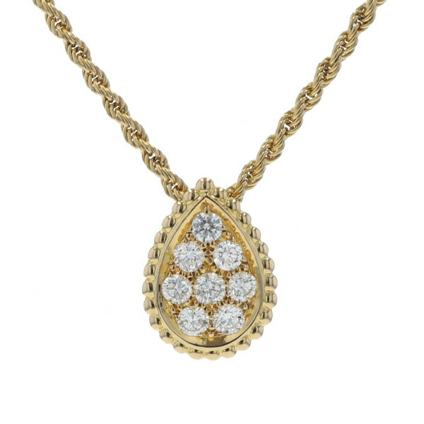 BOUCHERON ブシュロン K18YG セルパンボエム ペンダント ダイヤモンド スモール ドロップ 雫 パヴェ 44cm【新品仕上済】【zz】【中古】【送料無料】のサムネイル