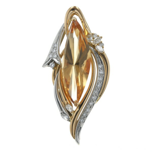 【中古】K18YGPt900コンビ...