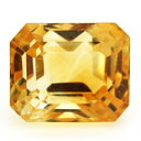 楽天イー・バリュージュエリーブラジル産 天然シトリン（黄水晶）4.95ct ステップカット 11月誕生石 ルース 宝石 《sq_size》【sale-a】【mtm】