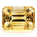 楽天イー・バリュージュエリーブラジル産 天然シトリン（黄水晶）6.60ct ステップカット 11月誕生石 ルース 宝石 《sq_size》【sale-a】【mtm】