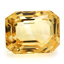 【更に20％OFF】【在庫処分特価】ブラジル産 天然シトリン（黄水晶）5.18ct ステップカット 11月誕生石 ルース 宝石 《sq_size》