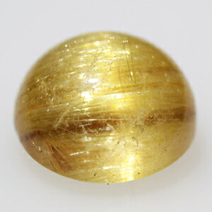 天然ルチルクォーツ キャッツアイ 5.71ct カボッション ルース 《ov_210size》 【1...