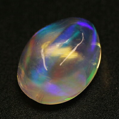 天然メキシコオパール (ウォーターオパール) 1.04ct ルース カボッションカット ル...