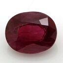 【新商品デビューセール】ミャンマー産 天然ルビー 0.85ct コランダム ルース 宝石 裸石 7月誕生石 《ov_110size》【 ソーティングメモ付き】【sale-a】【mtm】