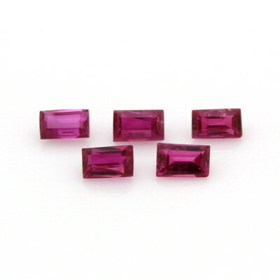 【在庫処分特価】ミャンマー産 天然ルビー 0.24カラット・5ピース 0.24ct/5ps バケットカット ルース 宝石 裸石 7月誕生石 【在庫処分特価】ミャンマー産 天然ルビー 0.24カラット・5ピース 0.24ct/5ps バケットカット ルース 宝石 裸石 7月誕生石