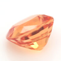 マダガスカル産天然オレンジサファイアクッションカットルース0.81ct【1万円以上ケース付送料無料ソーティングメモ無料】