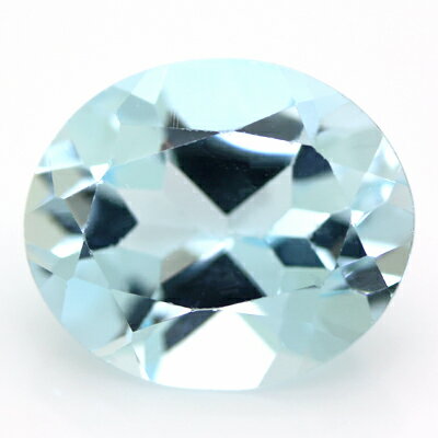 【在庫処分特価】ブラジル産 天然ブルートパーズ オーバルカット 7.23ct ルース 宝石 裸石 11月誕生石 《ov_240size》