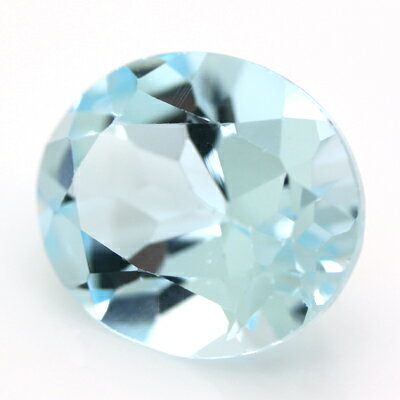【在庫処分特価】ブラジル産 天然ブルートパーズ オーバルカット 7.23ct ルース 宝石 裸石 11月誕生石 《ov_240size》