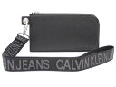 カルバン・クライン 長財布 メンズ Calvin Klein Jeans　カルバンクライン・ジーンズ　リストレット　小物ポーチ　長財布　K60K608013　ブラック　【セール】