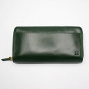 ベリーズヨーク BELLIES YORK ラウンドファスナー長財布 BYHL10306GR グリーン ベジタブルタンニン イタリアンレザー 牛革 収納力大 ”エイジングを楽しむ革小物”(4)