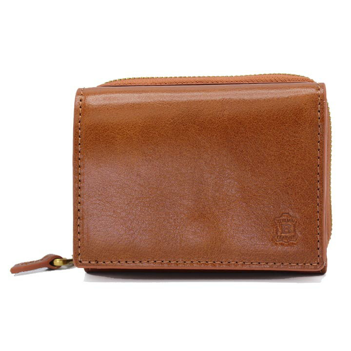 BELLIES YORK　[ ベリーズヨーク ]　三つ折り財布　BYHL9830BR　ブラウン　ベジ