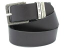 ディーゼル ビジネスベルト メンズ DIESEL　　≪ディーゼル≫　ベルト　X08532-PR227　ブラック　レザー　B-GUARANTEE-A BELT　サイズ調整不可タイプ　80cm　85cm　90cm　【セール】