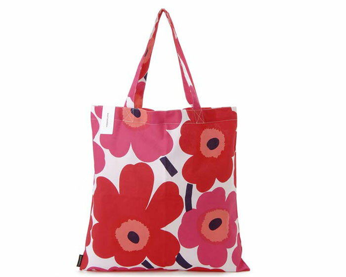 marimekko　≪マリメッコ≫　67572 001　トートバッグ　ピエニ　ウニッコ　PIENI UNIKKO　ホワイトxレッド